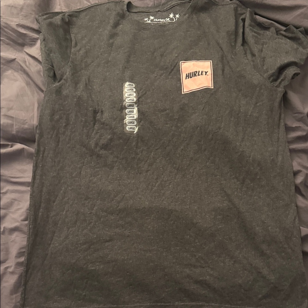 Hurley Charcoal Gray Men's Tee